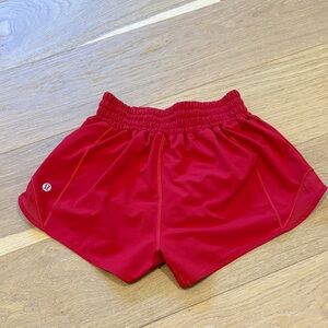 lululemon athletica Red Athletic Shorts